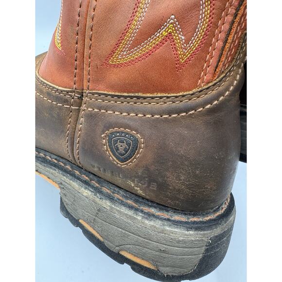 Ariat WorkHog Steel Toe Boot Dark Earth Mens Size 13D - Picture 6 of 8